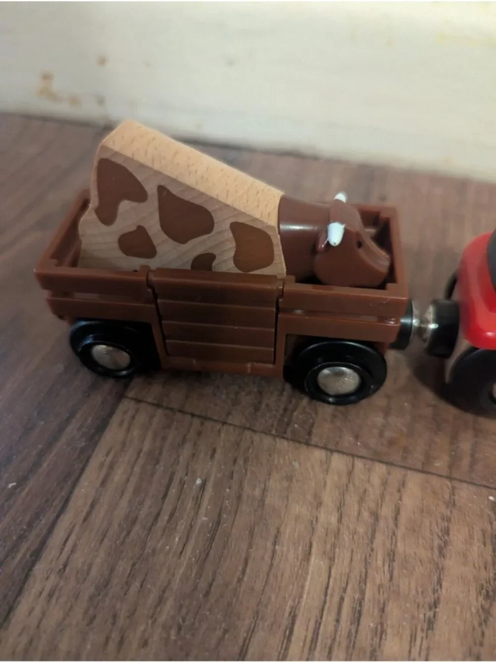 Brio Cow, Tractor And Trailer Replacement Pieces Train Track